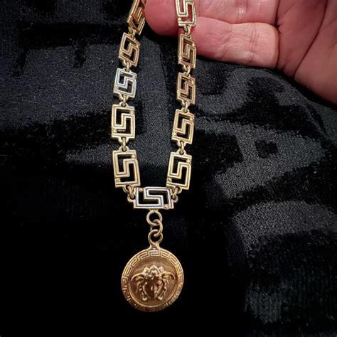 tazzina versace ebay|Authentic Versace 14k Italian solid gold Bracelet .